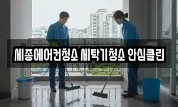 세종에어컨청소 세탁기청소 안심클린