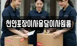 천안포장이사용달이사원룸