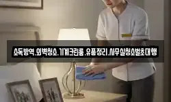 소독방역.외벽청소.기계크린룸.유품정리.사무실청소벌초대행