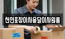 천안포장이사용달이사원룸
