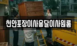 천안포장이사용달이사원룸