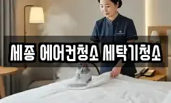세종 에어컨청소 세탁기청소