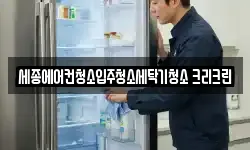 세종에어컨청소입주청소세탁기청소 크리크린