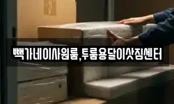 빽가네이사원룸,투룸용달이삿짐센터