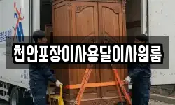 천안포장이사용달이사원룸