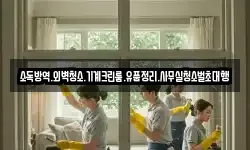 소독방역.외벽청소.기계크린룸.유품정리.사무실청소벌초대행
