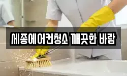 세종에어컨청소 깨끗한 바람