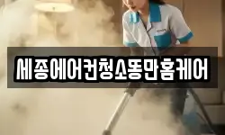 세종에어컨청소똥만홈케어