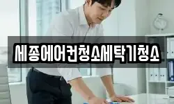 세종에어컨청소세탁기청소