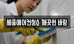 세종에어컨청소 깨끗한 바람