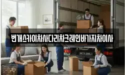 번개스카이차사다리차크레인바가지차이사