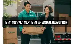 용달1톤용달차,1톤트럭,용달이사,원룸이사,반포장이사화물
