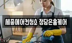 세종에어컨청소 정담은홈케어