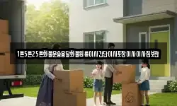 1톤5톤25톤화물운송용달화물원룸이사간단이사포장이사이사짐보관