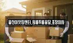 울산이삿짐센터,원룸투룸용달,포장이사