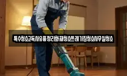 특수청소고독사유품정리화재청소쓰레기집청소사무실청소
