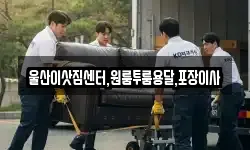 울산이삿짐센터,원룸투룸용달,포장이사