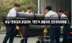 용달1톤용달차,용달이사,1톤트럭,원룸이사,반포장이사화물