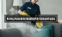 특수청소고독사유품정리화재청소쓰레기집청소사무실청소