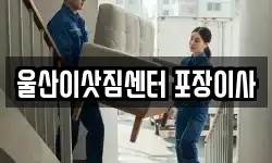 울산이삿짐센터 포장이사