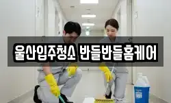 울산입주청소 반들반들홈케어