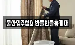 울산입주청소 반들반들홈케어