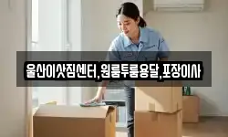 울산이삿짐센터,원룸투룸용달,포장이사
