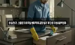 성실관리,건물상가사무실병원학원공장빌라계단정기청소용역업체