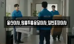 울산이사,원룸투룸용달이사,일반포장이사