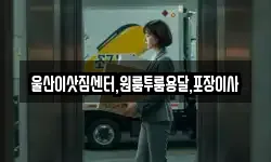 울산이삿짐센터,원룸투룸용달,포장이사