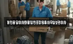 개인용달이사화물일반포장원룸사무실보관이사