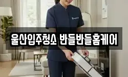 울산입주청소 반들반들홈케어