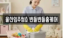 울산입주청소 반들반들홈케어