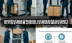 이삿짐보관비용컨테이너보관이사실내보관창고