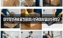 이삿짐보관비용컨테이너보관이사실내보관창고