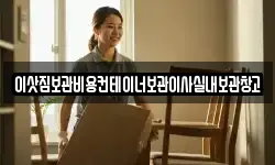 이삿짐보관비용컨테이너보관이사실내보관창고