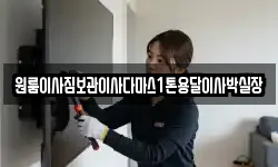 원룸이사짐보관이사다마스1톤용달이사박실장