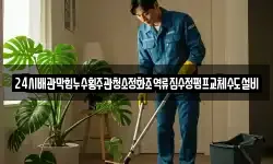 24시배관막힘누수횡주관청소정화조역류집수정펌프교체수도설비