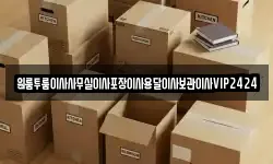 원룸투룸이사사무실이사포장이사용달이사보관이사VIP2424