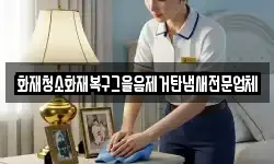 화재청소화재복구그을음제거탄냄새전문업체