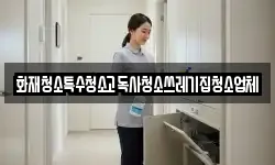 화재청소특수청소고독사청소쓰레기집청소업체