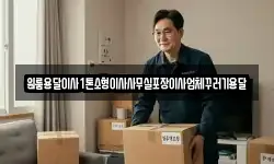 원룸용달이사1톤소형이사사무실포장이사업체꾸러기용달