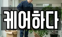 케어하다