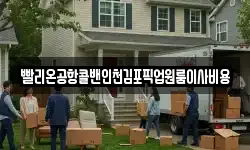 빨리온공항콜밴인천김포픽업원룸이사비용