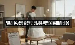 빨리온공항콜밴인천김포픽업원룸이사비용