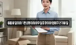 원룸용달이사1톤소형이사사무실포장이사업체꾸러기용달