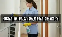 입주청소,이사청소,상가청소,준공청소,줄눈시공-결