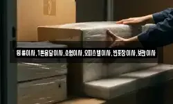 원룸이사,1톤용달이사,소형이사,오피스텔이사,반포장이사,보관이사