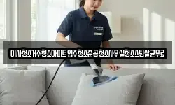 이사청소거주청소아파트입주청소준공청소사무실청소스팀살균무료