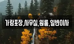 가람포장,사무실,원룸,일반이사